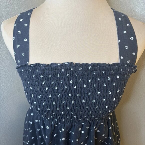 American Eagle Smocked Mini Dress Floral Print Casual Women's Size XS #246 - Picture 2 of 8